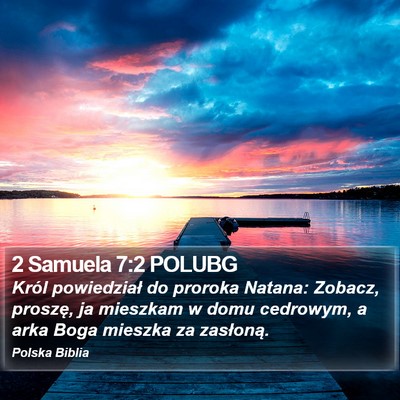 2 Samuela 7:2 POLUBG Bible Verse Image