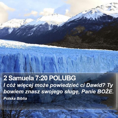 2 Samuela 7:20 POLUBG Bible Verse Image