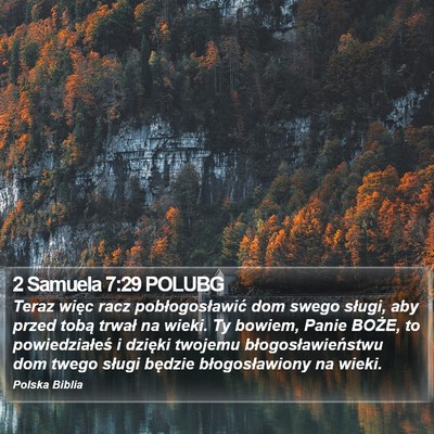 2 Samuela 7:29 POLUBG Bible Verse Image