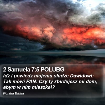 2 Samuela 7:5 POLUBG Bible Verse Image