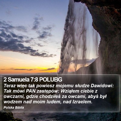 2 Samuela 7:8 POLUBG Bible Verse Image