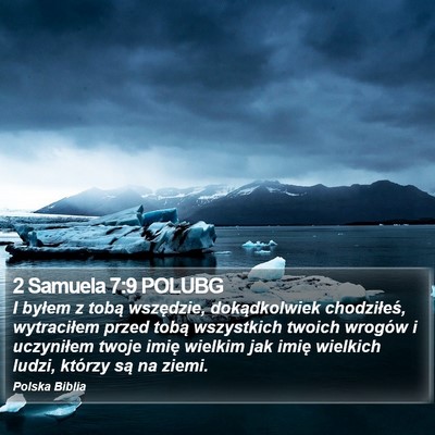 2 Samuela 7:9 POLUBG Bible Verse Image