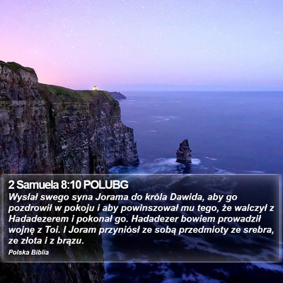 2 Samuela 8:10 POLUBG Bible Verse Image