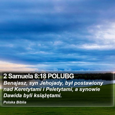 2 Samuela 8:18 POLUBG Bible Verse Image