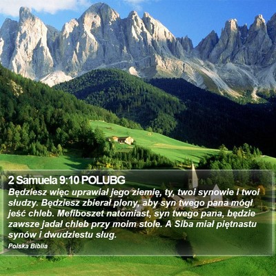 2 Samuela 9:10 POLUBG Bible Verse Image