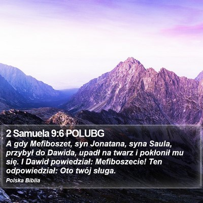 2 Samuela 9:6 POLUBG Bible Verse Image