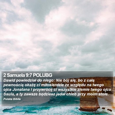 2 Samuela 9:7 POLUBG Bible Verse Image