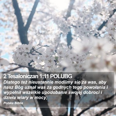 2 Tesaloniczan 1:11 POLUBG Bible Verse Image