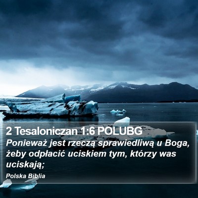 2 Tesaloniczan 1:6 POLUBG Bible Verse Image
