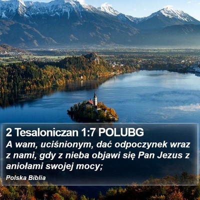2 Tesaloniczan 1:7 POLUBG Bible Verse Image