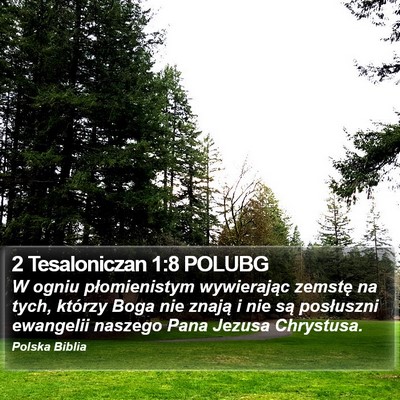 2 Tesaloniczan 1:8 POLUBG Bible Verse Image