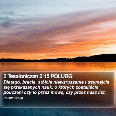 2 Tesaloniczan 2:15 POLUBG Bible Verse Image