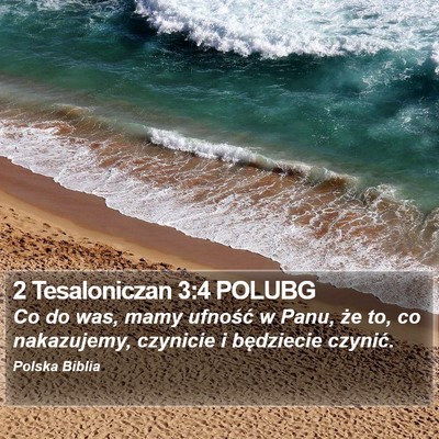 2 Tesaloniczan 3:4 POLUBG Bible Verse Image