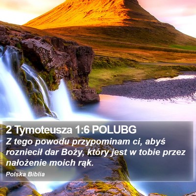2 Tymoteusza 1:6 POLUBG Bible Verse Image
