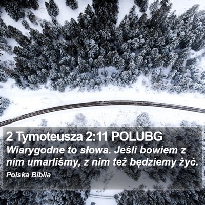 2 Tymoteusza 2:11 POLUBG Bible Verse Image