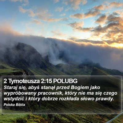 2 Tymoteusza 2:15 POLUBG Bible Verse Image