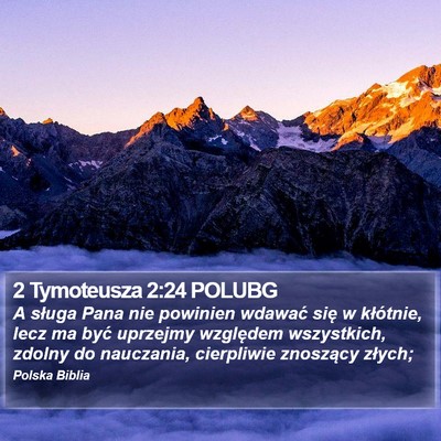 2 Tymoteusza 2:24 POLUBG Bible Verse Image