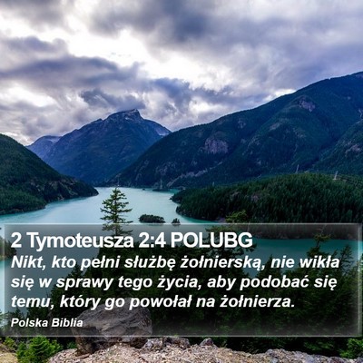2 Tymoteusza 2:4 POLUBG Bible Verse Image