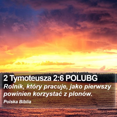 2 Tymoteusza 2:6 POLUBG Bible Verse Image