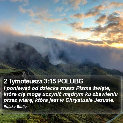 2 Tymoteusza 3:15 POLUBG Bible Verse Image