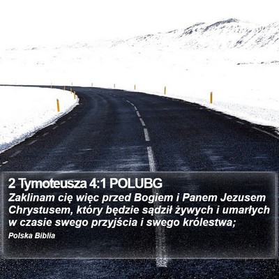 2 Tymoteusza 4:1 POLUBG Bible Verse Image