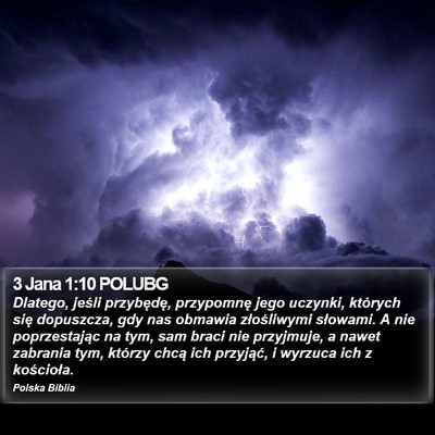 3 Jana 1:10 POLUBG Bible Verse Image