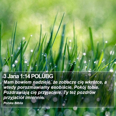 3 Jana 1:14 POLUBG Bible Verse Image