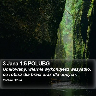 3 Jana 1:5 POLUBG Bible Verse Image