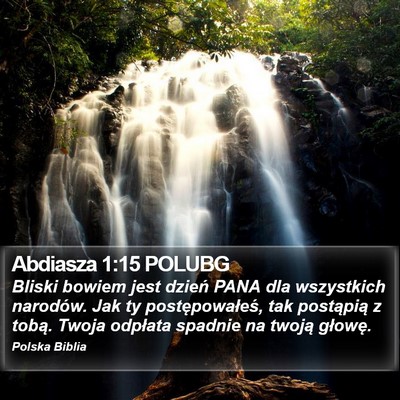 Abdiasza 1:15 POLUBG Bible Verse Image