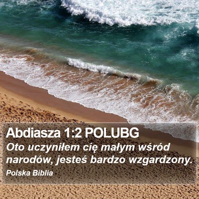 Abdiasza 1:2 POLUBG Bible Verse Image