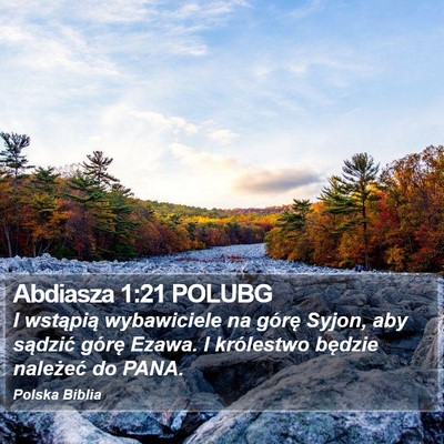 Abdiasza 1:21 POLUBG Bible Verse Image