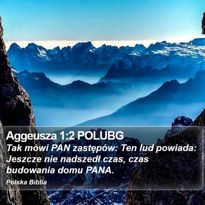 Aggeusza 1:2 POLUBG Bible Verse Image