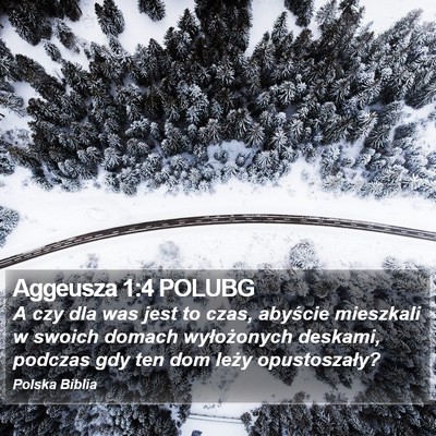 Aggeusza 1:4 POLUBG Bible Verse Image