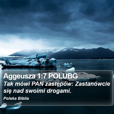 Aggeusza 1:7 POLUBG Bible Verse Image