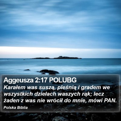Aggeusza 2:17 POLUBG Bible Verse Image