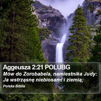 Aggeusza 2:21 POLUBG Bible Verse Image