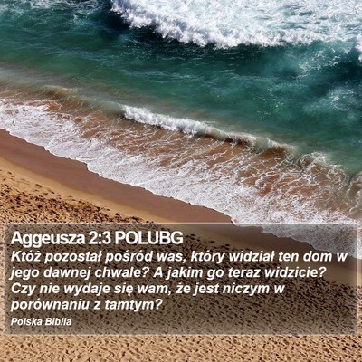 Aggeusza 2:3 POLUBG Bible Verse Image