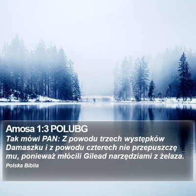 Amosa 1:3 POLUBG Bible Verse Image