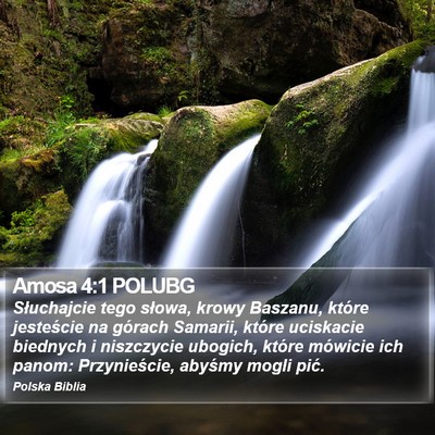 Amosa 4:1 POLUBG Bible Verse Image
