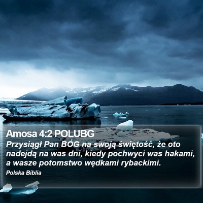 Amosa 4:2 POLUBG Bible Verse Image
