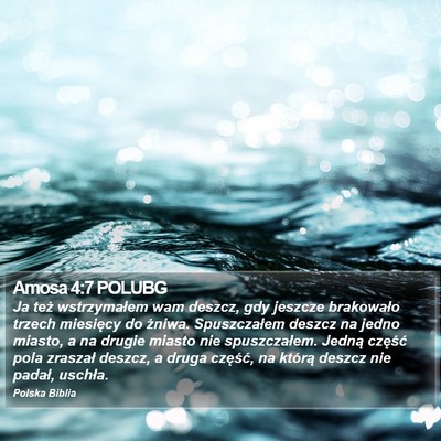 Amosa 4:7 POLUBG Bible Verse Image