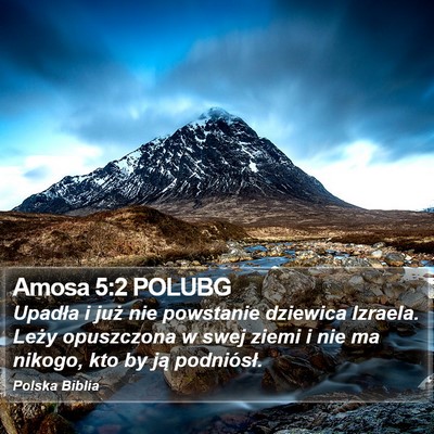 Amosa 5:2 POLUBG Bible Verse Image
