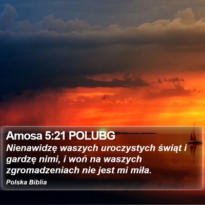 Amosa 5:21 POLUBG Bible Verse Image