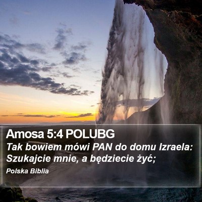 Amosa 5:4 POLUBG Bible Verse Image