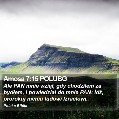 Amosa 7:15 POLUBG Bible Verse Image