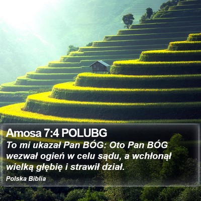 Amosa 7:4 POLUBG Bible Verse Image