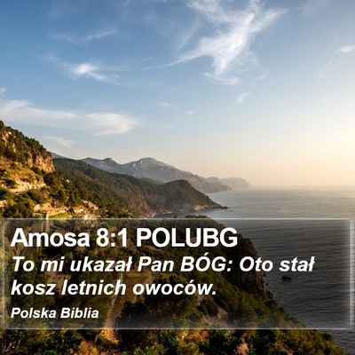 Amosa 8:1 POLUBG Bible Verse Image