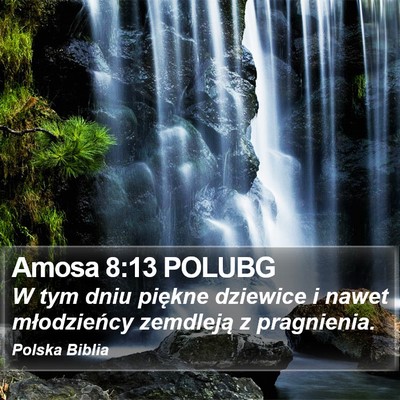 Amosa 8:13 POLUBG Bible Verse Image