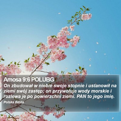 Amosa 9:6 POLUBG Bible Verse Image