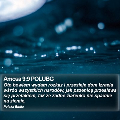 Amosa 9:9 POLUBG Bible Verse Image